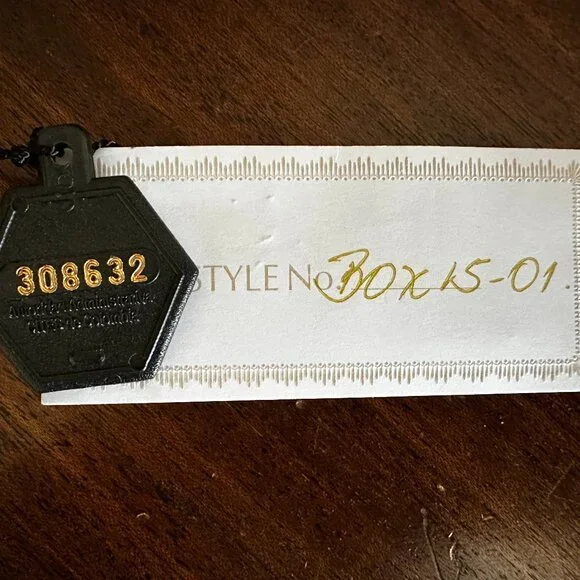 Nancy Gonzalez Crocodile Slate Blue Rectangular Prism Bag - Picture 6 of 8